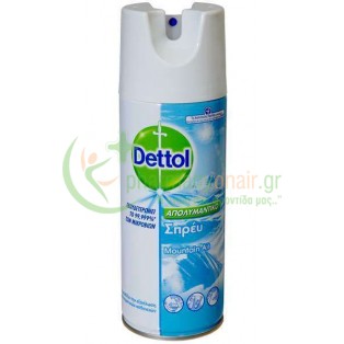 DETTOL - Απολυμαντικό Spray Mountair Air 400mL