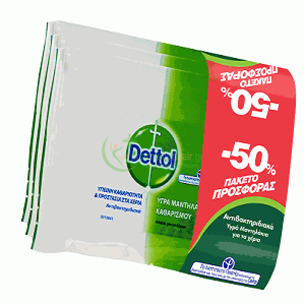 DETTOL - Value Pack Υγρά Μαντηλάκια Προσωπικής Υγιεινής 3x15τμχ DETTOL - Value Pack Υγρά Μαντηλάκια Προσωπικής Υγιεινής 3x15τμχ