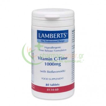 LAMBERTS - Vitamin C Time Release 1000mg tabs 30s