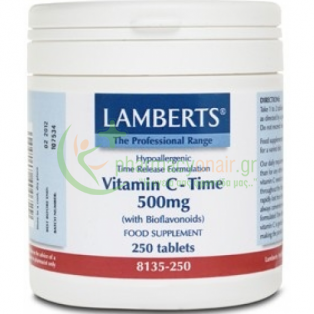 LAMBERTS - Vitamin C Time Release 500mg tabs 250s