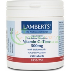 LAMBERTS - Vitamin C Time Release 500mg tabs 250s