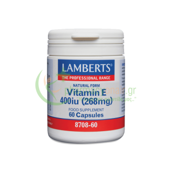 LAMBERTS - Natural Form Vitamin E 400iu caps 60s