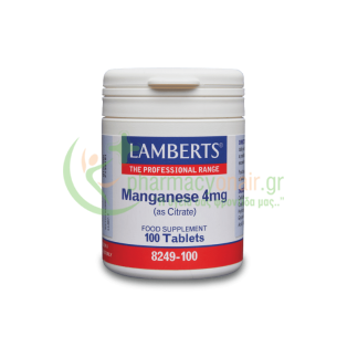 LAMBERTS - Manganese 4mg tabs 100s