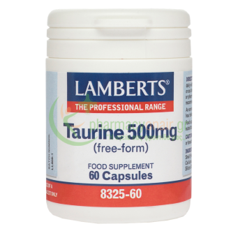 LAMBERTS - Taurine 500mg caps 60s
