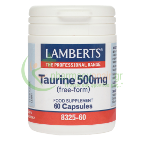LAMBERTS - Taurine 500mg caps 60s