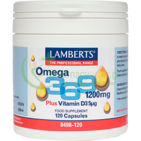 LAMBERTS - Omega 3 6 9 1200mg caps 120s