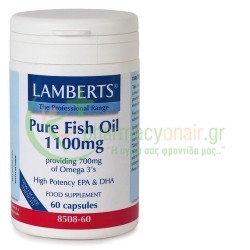 LAMBERTS - Pure Fish Oil 1100mg caps 60s