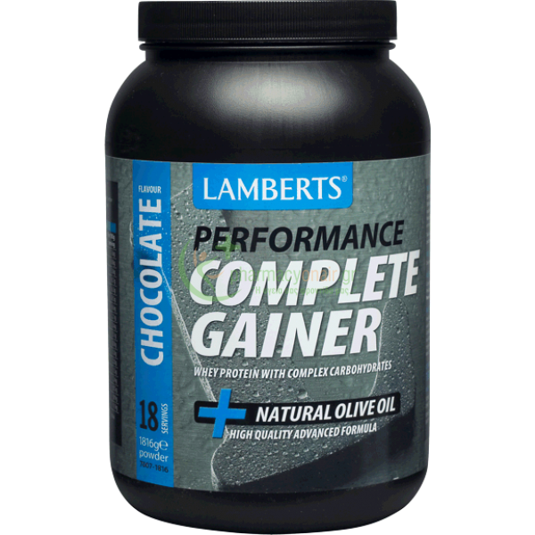 LAMBERTS - Complete Gainer Γεύση Σοκολάτα 1816gr Υποκατάστατα Γέυματος LAMBERTS - Complete Gainer Γεύση Σοκολάτα 1816gr Υποκατάστατα Γέυματος
