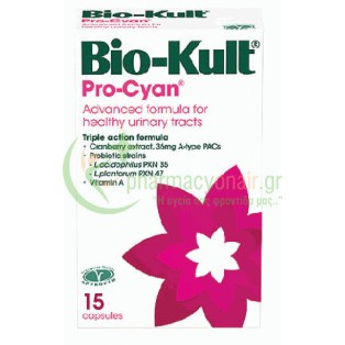 BIO-KULT - Pro-Cyan Advanced Formula για Υγιές Ουροποιητικό caps 15s