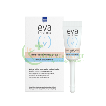 INTERMED - Eva Moist Long Acting Υγραντική Κολπική Γέλη 9τμχ x 2.5gr