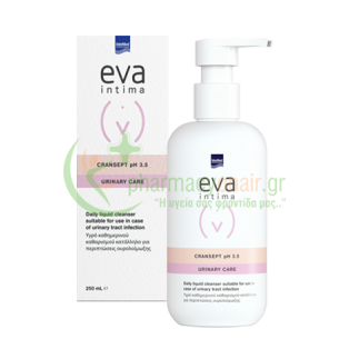 INTERMED - Eva Intima Wash CranSept pH3.5 250mL Καθαρισμός Ευαίσθητης Περιοχής