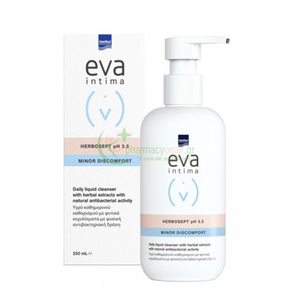 INTERMED - Eva Intima Wash HerboSept pH3.5 250mL Καθαρισμός Ευαίσθητης Περιοχής INTERMED - Eva Intima Wash HerboSept pH3.5 250mL Καθαρισμός Ευαίσθητης Περιοχής