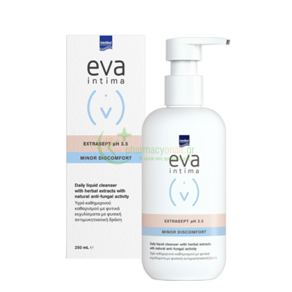 INTERMED - Eva Intima Wash ExtraSept pH3.5 250mL Καθαρισμός Ευαίσθητης Περιοχής INTERMED - Eva Intima Wash ExtraSept pH3.5 250mL Καθαρισμός Ευαίσθητης Περιοχής