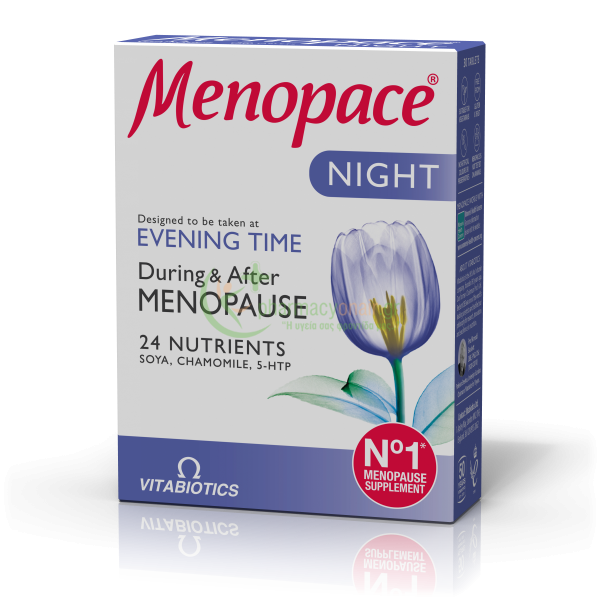 VITABIOTICS - Menopace Night tabs 30s Εμμηνόπαυση VITABIOTICS - Menopace Night tabs 30s Εμμηνόπαυση