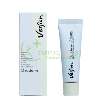 VERSION - Azaderm Cream Κρέμα Κατά της Ακμής 30mL