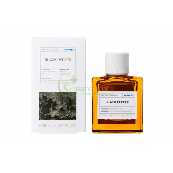 KORRES - Eau De Toilette Black Pepper - Cashmere - Lemonwood 50mL Αρώματα KORRES - Eau De Toilette Black Pepper - Cashmere - Lemonwood 50mL Αρώματα