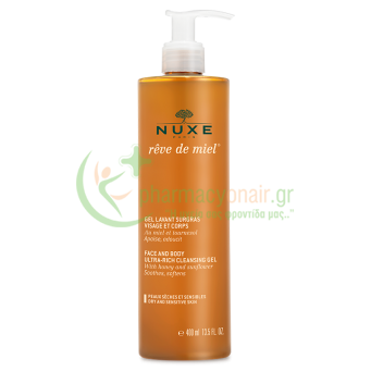 NUXE - Reve de Miel Gel Lavant Surgras Visage et Corps 400mL