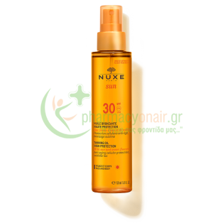 NUXE - Sun Huile Bronzante Haute Protection SPF30 150mL Λάδια Μαυρίσματος - Autobronzant