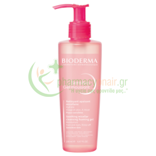 BIODERMA - Sensibio Gel Moussant 200mL Καθαρισμός προσώπου - Ντεμακιγιάζ