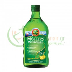 MOLLER'S - Cod Liver Oil (Μουρουνέλαιο) Λεμόνι 250mL