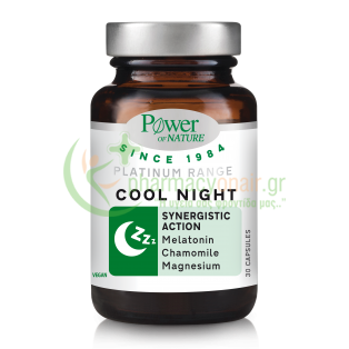 POWER HEALTH - Classics Platinum Cool Night Melatonin tabs 30s Αυπνία