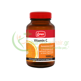 LANES - Vitamin C 1000mg 60 chewable tabs (Μασώμενες Ταμπλέτες)