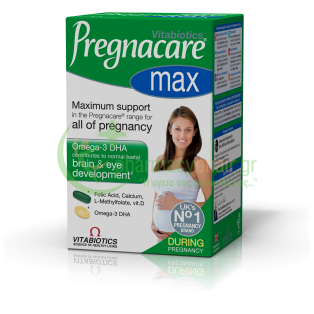 VITABIOTICS - Pregnacare Max tabs 56s + caps 28s Ενίσχυση Καρδιαγγειακού