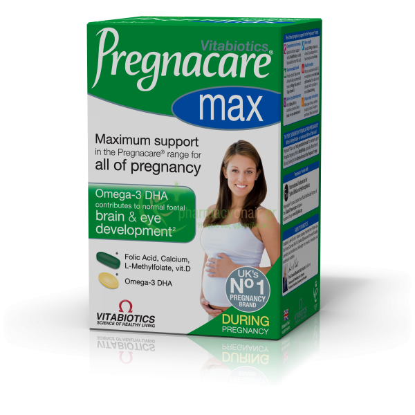 VITABIOTICS - Pregnacare Max tabs 56s + caps 28s Ενίσχυση Καρδιαγγειακού