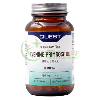 QUEST - Evening Primrose Oil 1000mg plus Vitamin E caps 30s