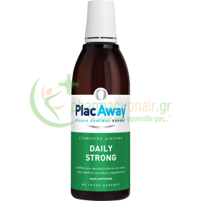 OMEGA PHARMA - Plac Away Daily Strong Στοματικό Διάλυμα 500mL