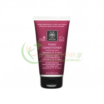 APIVITA - Tonic Conditioner Τονωτική Κρέμα για Αδύναμα Μαλλιά με Δάφνη & Ιπποφαές 150mL 