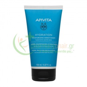 APIVITA - Moisturizing Conditioner για Όλους τους Τύπους Μαλλιών με Υαλουρονικό Οξύ & Αλόη 150mL