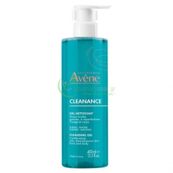 AVENE - Cleanance Gel Nettoyant 400mL Καθαρισμός προσώπου - Ντεμακιγιάζ AVENE - Cleanance Gel Nettoyant 400mL Καθαρισμός προσώπου - Ντεμακιγιάζ