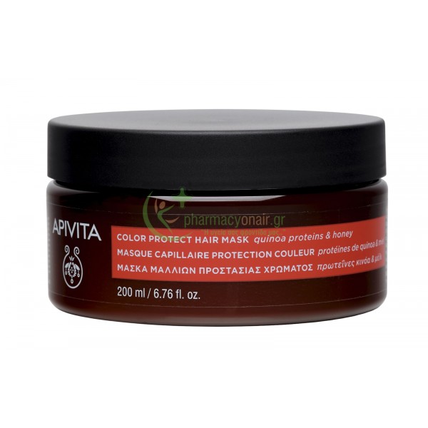 APIVITA - Color Protect Hair Mask με Κινόα & Μέλι 200mL Μάσκες Μαλλιών