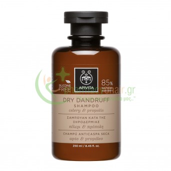APIVITA - Dry Dandruff Σαμπουάν Κατά της Ξηροδερμίας με Πρόπολη & Σέλερι 250mL