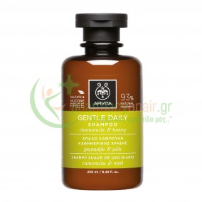 APIVITA - Gentle Daily Σαμπουάν Καθημερινής Χρήσης με Χαμομήλι & Μέλι 250mL