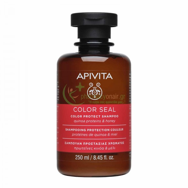APIVITA - Color Seal Σαμπουάν Προστασίας Χρώματος με Κινόα & Μέλι 250mL Σαμπουάν - Conditioner Μαλλιών APIVITA - Color Seal Σαμπουάν Προστασίας Χρώματος με Κινόα & Μέλι 250mL Σαμπουάν - Conditioner Μαλλιών
