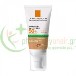 LA ROCHE POSAY - Anthelios Tinted Dry Touch Gel Creme Anti-Shine SPF50+ 50mL Αντηλιακά Προσώπου