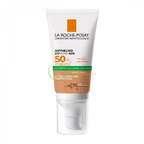 LA ROCHE POSAY - Anthelios Tinted Dry Touch Gel Creme Anti-Shine SPF50+ 50mL Αντηλιακά Προσώπου