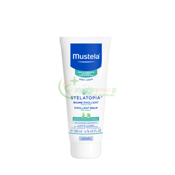 MUSTELA - Stelatopia Baume Emollient 200mL Ενυδάτωση Προσώπου - Σώματος