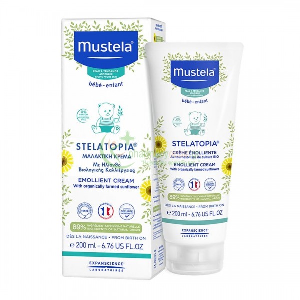 MUSTELA - Stelatopia Creme Emolliente 200mL Ενυδάτωση Προσώπου - Σώματος