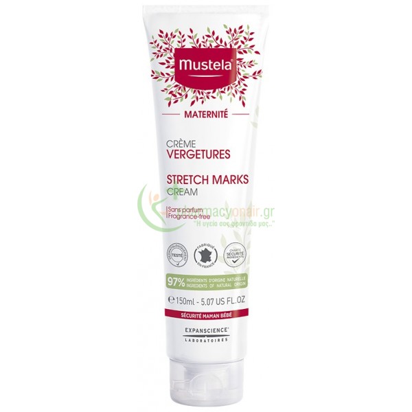 MUSTELA - Creme Prevention Vergetures 150mL Κυτταρίτια - Τοπικό Πάχος - Ραγάδες