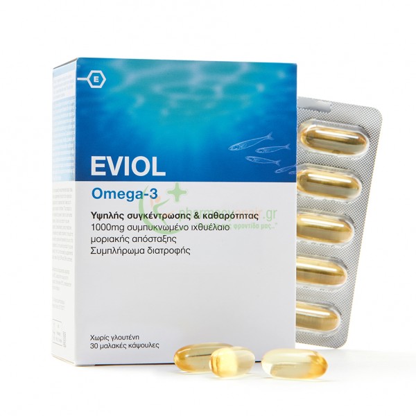 EVIOL - Omega-3 caps 30s Αυπνία
