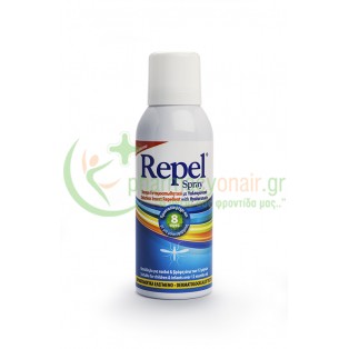 UNIPHARMA - Repel Spray Άοσμο Εντομοαπωθητικό με Υαλουρονικό 100mL