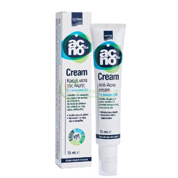 INTERMED - Acnofix Cream 75mL Λιπαρό Δέρμα - Ακμή