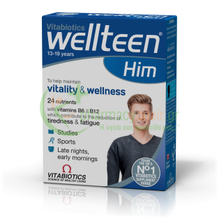 VITABIOTICS - Wellteen Him tabs 30s Ενίσχυση Άμυνας Οργανισμού