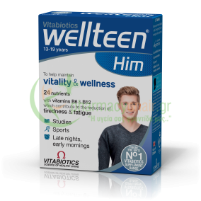 VITABIOTICS - Wellteen Him tabs 30s