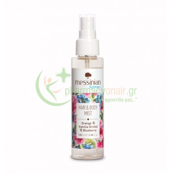 MESSINIAN SPA - Hair & Body Mist Πορτοκάλι-Ορχιδέα Βανίλιας & Μύρτιλο 100mL