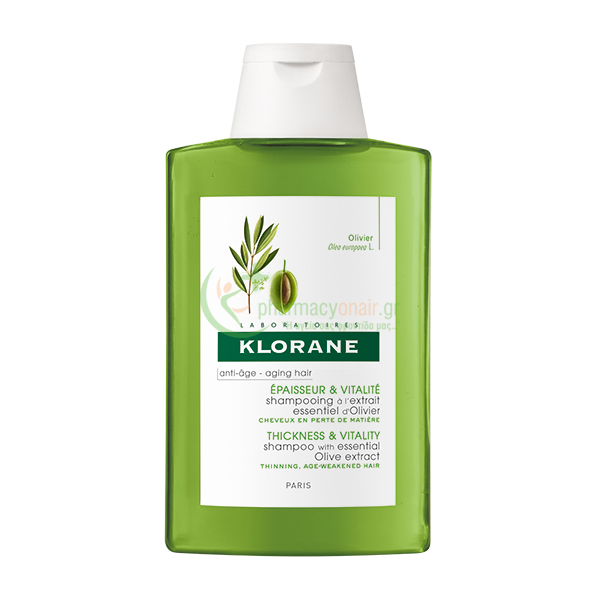 KLORANE - Shampooing Anti-Age Olivier 200mL Σαμπουάν - Conditioner Μαλλιών