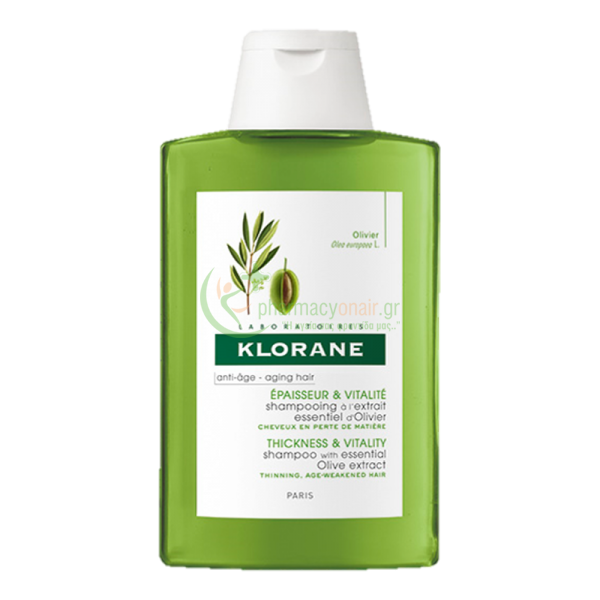 KLORANE - Shampooing Anti-Age Olivier 400mL Σαμπουάν - Conditioner Μαλλιών